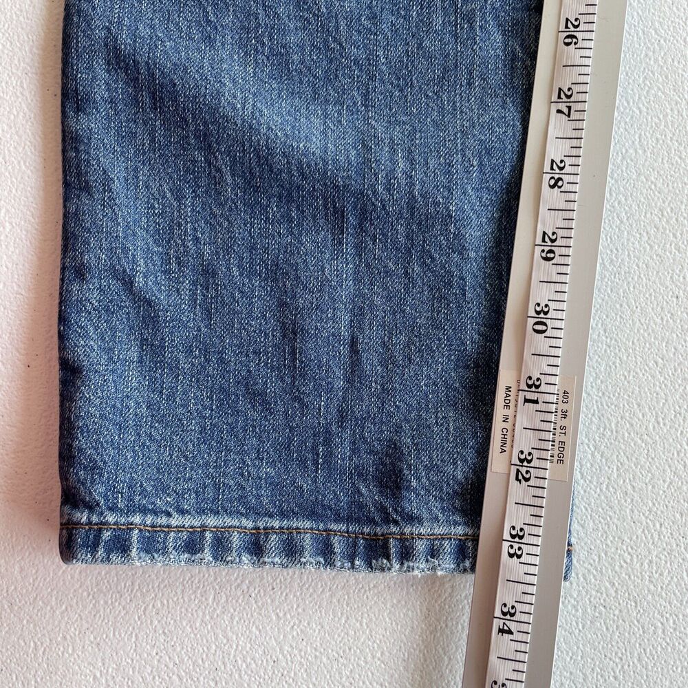 J.Crew Factory Jeans Men Slim Straight Flex 32X34 (33.5X33.5 Actual) Blue Denim - Picture 13 of 13